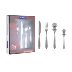 Conjunto de Talheres 24 Peças Fratelli 307903 Inox