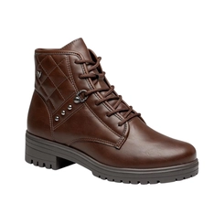Bota Coturno Tratorada Feminina Mississipi J0792 Cacau