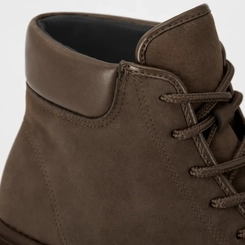 Bota Coturno Feminina Discreta Moleca 5344-202 Marrom Chocolate