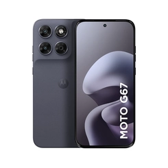 Smartphone Motorola G67 256GB 4GB RAM Tela 6.8" Câmera 50MP + 8MP e Selfie 32MP Chumbo