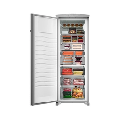 Freezer Vertical 1 Porta Frost Free 276L Brastemp BVR28PKBNA Inox