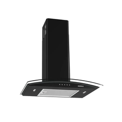 Coifa de Parede 60cm Vidro Curvo Nardelli 46010160 Preto