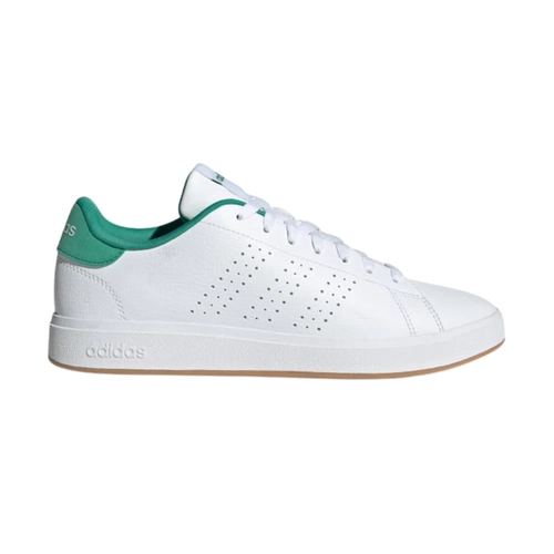 Tênis Adidas Masculino Advantage Base 2.0 Branco e Verde