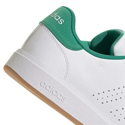 Tênis Adidas Masculino Advantage Base 2.0 Branco e Verde