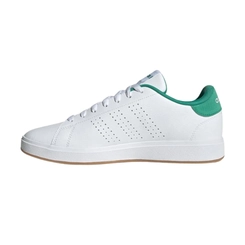 Tênis Adidas Masculino Advantage Base 2.0 Branco e Verde