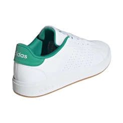 Tênis Adidas Masculino Advantage Base 2.0 Branco e Verde