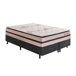 Colchão de Molas Queen Size Gazin Topázio 158x198x30cm Areia/Preto