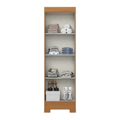 Sapateira Multiuso 2 Portas Henn B387-221 Cinamomo/Off White SE