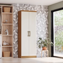 Sapateira Multiuso 2 Portas Margarida Henn D110-221 Cinamomo/Off White SE