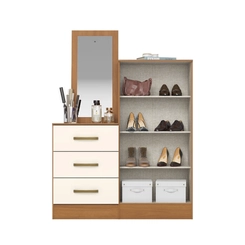 Cômoda 3 Gavetas Briz Henn B700-221 Cinamomo/Off White SE