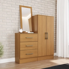Cômoda 2 Portas 3 Gavetas Briz Henn B700-214 Cinamomo SE