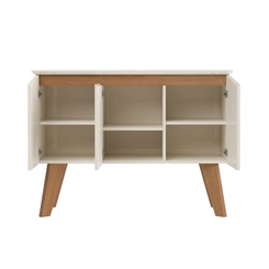 Cristaleira 3 Portas Artely Oásis 004794 Cinamomo/Off White SE