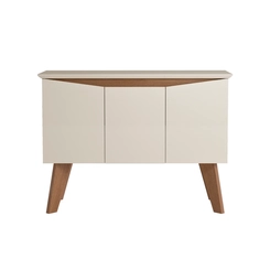 Cristaleira 3 Portas Artely Oásis 004794 Cinamomo/Off White SE