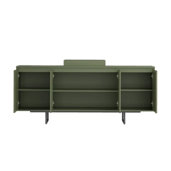 Cristaleira 4 Portas Artely Serra 004759 Verde Menta SE