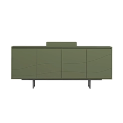 Cristaleira 4 Portas Artely Serra 004759 Verde Menta SE