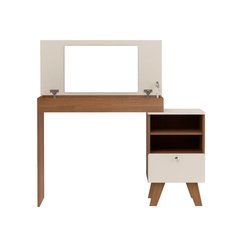 Escrivaninha Penteadeira Artely Dora 004799 Cinamomo/Off White SE