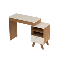 Escrivaninha Penteadeira Artely Dora 004799 Cinamomo/Off White SE