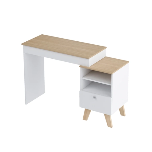 Escrivaninha Penteadeira Artely Dora 004800 Naturale/Branco SE