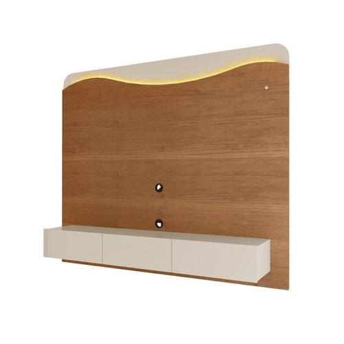 Painel para TV até 75'' Artely Lumiere 004783 Cinamomo/Off White SE