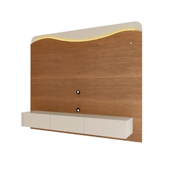 Painel para TV até 75'' Artely Lumiere 004783 Cinamomo/Off White SE