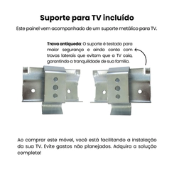 Painel para TV até 75'' Artely Lumiere 004790 Carvalho/Off White SE