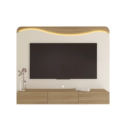 Painel para TV até 75'' Artely Lumiere 004790 Carvalho/Off White SE