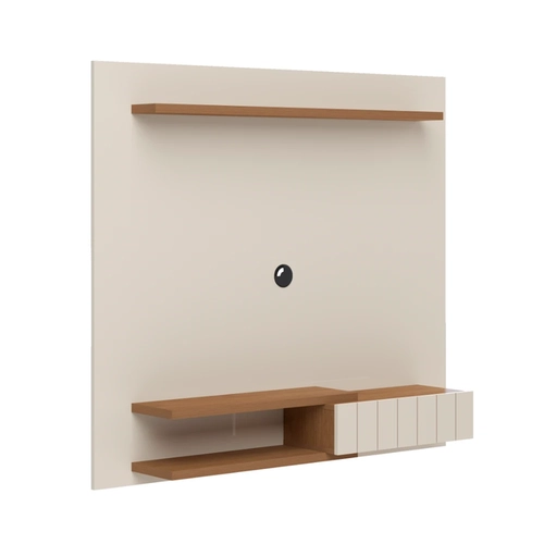 Painel para TV até 55'' Artely Monza 004795 Cinamomo/Off White SE