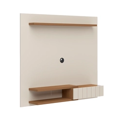 Painel para TV até 55'' Artely Monza 004795 Cinamomo/Off White SE