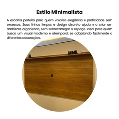 Painel para TV até 60'' Artely Slim 004744 Cinamomo SE