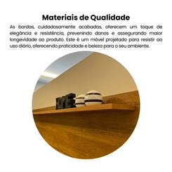 Painel para TV até 60'' Artely Slim 004744 Cinamomo SE