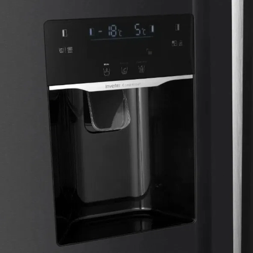 Geladeira 2 Portas Side by Side Inverter 516L TCL C516SBIMN1 Inox
