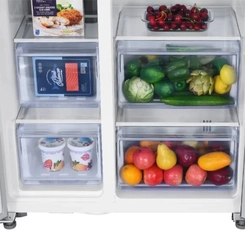Geladeira 2 Portas Side by Side Inverter 516L TCL C516SBIMN1 Inox