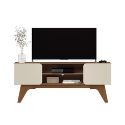 Rack para TV até 65" Artely Duetto Cinamomo/Off White SE