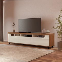 Rack para TV até 75" Mercury Artely Cinamomo/Off White SE