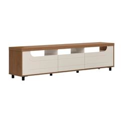 Rack para TV até 75" Mercury Artely Cinamomo/Off White SE