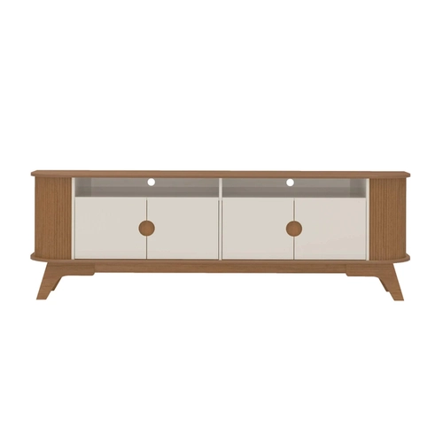 Rack para TV até 80" Vivaldi Artely Cinamomo/Off White SE