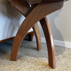 Mesa de Apoio Jade Artely Cinamomo/Off White SE