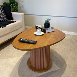 Mesa de Centro Prime Artely Cinamomo/Off White SE