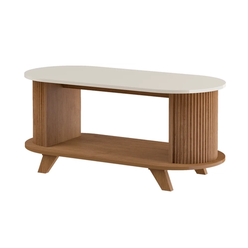 Mesa de Centro Vivaldi Artely Cinamomo/Off White SE