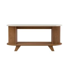 Mesa de Centro Vivaldi Artely Cinamomo/Off White SE