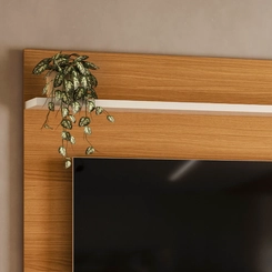 Painel Suspenso Evo HB Móveis 3220 Cinamomo/Off White