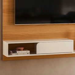 Painel Suspenso Evo HB Móveis 3220 Cinamomo/Off White