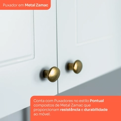 Paneleiro 50cm 1 Porta Henn Americana C372-05 Branco HP SE