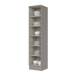Paneleiro 50cm 1 Porta Henn Americana C372-131 Cinza SE