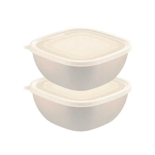 Conjunto com 2 Potes 2 Litros Tramontina Algodão