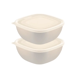 Conjunto com 2 Potes 2 Litros Tramontina Algodão