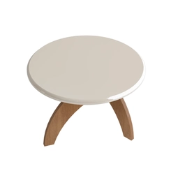 Mesa de Apoio Jade Artely 004791 Cinamomo/Off White SE