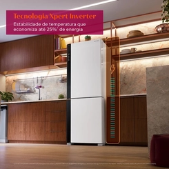 Geladeira 2 Portas Frost Free 500L Brastemp BRE66AB Branca Bivolt