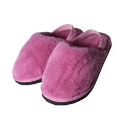 Pantufa Infantil Menina Pelúcia Confortável Quentinha Maria Emília Rosa