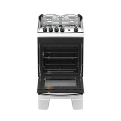 Fogão 4 Bocas Mesa Inox Atlas Agile 300002039 Branco Bivolt